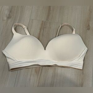 Auden Push-Up Wireless Bra 38D Beige Nude Comfort Fit